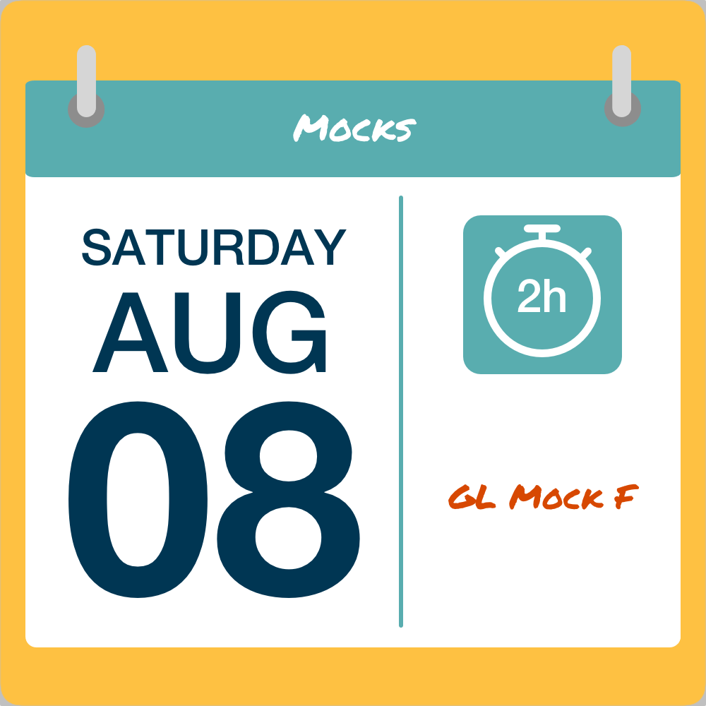 In-Person Bucks GL 11 Plus Mock F August 2026